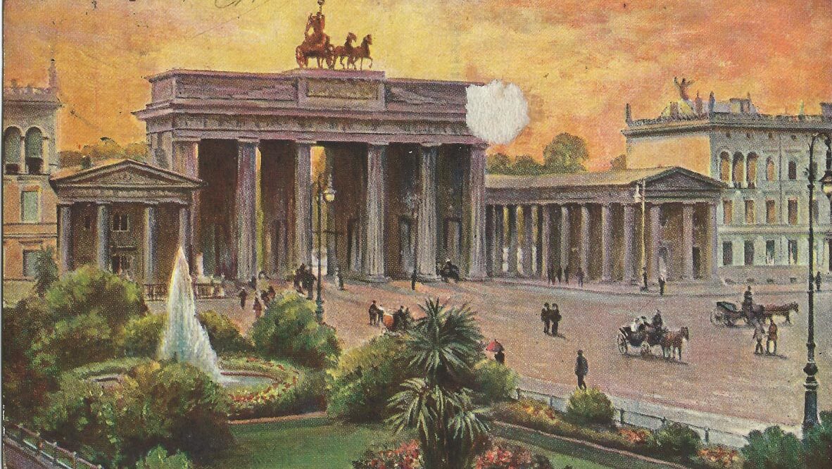 Brandenburger Tor. Postkort, cirka 1910